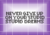 Never Give Up - Frases
