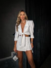 Short saia Jaque branco