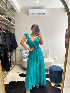 Vestilo Longo Viscose Verde
