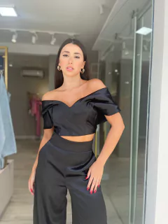 Conjunto Cropped + Calça - comprar online