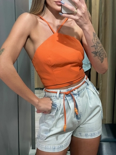 SHORT JEANS WHITE - comprar online