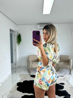 BLUSA JEANS POSTAIS - comprar online