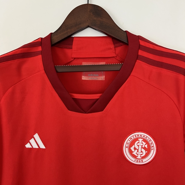 Camisa Internacional I 23/24 - Feminina Adidas - Vermelho