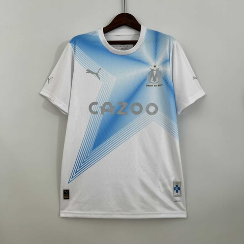 Camisa Olympique de Marseille I 2022/23 Jogador - Branco