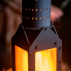 Calefacción Rocket Chapa Pintada - Custom Grill