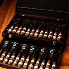 Cuchillos Cajas Premium Ciervo y Madera 12 piezas