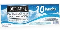 BANDAS DEPILATORIAS DESCARTABLES PACK X 10 UNIDADES DEPIMIEL