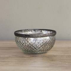 PORTA VELAS SILVER HONEY
