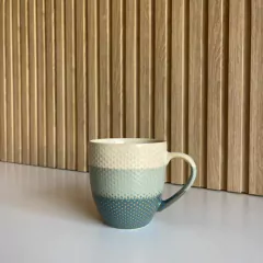 TAZA CROMA BLUE