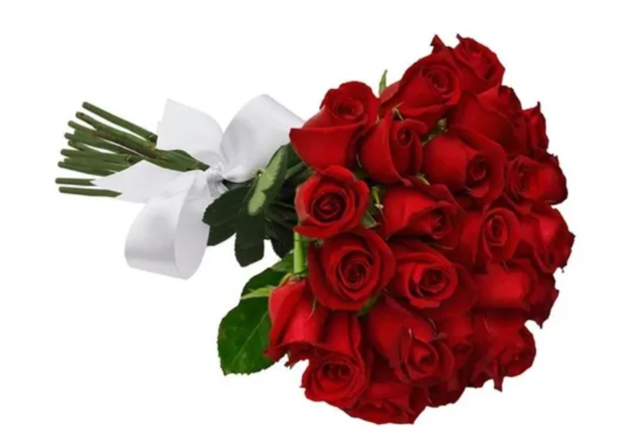 Arranjo de Flores (SEDA) - 20 Rosas Artificiais, Amor, Paixão e Sedução