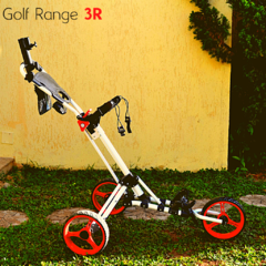 Carrinho de Golfe 3 rodas vermelho - Red Golf Trolley