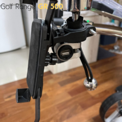 Carrinho de Golfe elétrico com suporte para celular. Eletric Golf Trolley with cell phone suport.