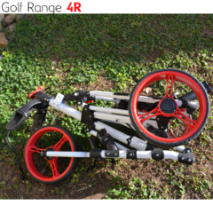 Carrinho de Golfe 4 rodas vermelho - Red Golf Trolley