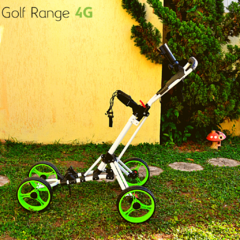 Carrinho de Golfe 4 rodas verde - Green Golf Trolley