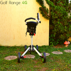 Carrinho de Golfe 4 rodas verde - Green Golf Trolley