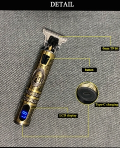 2022 T9 0mm Máquina de corte de cabelo profissional elétrica recarregável masculina barbeador aparador de barba barbeiro máquina de corte de cabelo na internet