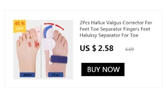 2 peças Corretor de hálux valgo joanetes para os dedos dos pés corretor de dedo do pé separador de dedo do pé cuidado dos pés corretor de joanete Haluksy - comprar online