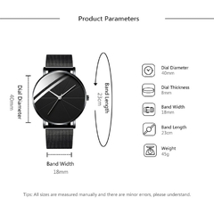 2022 relógios de moda masculina minimalista simples masculinos negócios ultra finos cinto de malha de aço inoxidável relógio de quartzo relogio masculino