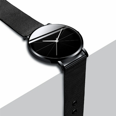 2022 relógios de moda masculina minimalista simples masculinos negócios ultra finos cinto de malha de aço inoxidável relógio de quartzo relogio masculino - comprar online