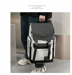 Mochila feminina com design de grande capacidade com painéis designer de alta qualidade lona feminina mochila escolar de luxo bolsa de viagem para jovens