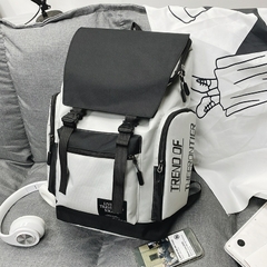 Mochila feminina com design de grande capacidade com painéis designer de alta qualidade lona feminina mochila escolar de luxo bolsa de viagem para jovens na internet