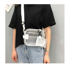 Bolsas femininas translúcidas casuais transparentes em pvc bolsa de ombro bolsa de mão gelatina pequenas bolsas de telefone com suporte de cartão alças largas aba