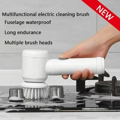 Limpador de cozinha elétrico banheiro banheiro limpeza de vidros de cozinha escova de banho cabo esponja de banho banheira banheiro escova de limpeza ferramenta