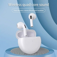 Fones de ouvido sem fio pro6 tws com microfone fone bluetooth fones de ouvido esportivos fone de ouvido estéreo pro6 para apple iphone xiaomi - comprar online