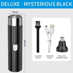 Barbeador portátil portátil 6d bolso masculino carregador USB carro flutuante mini barbeador elétrico de liga de alumínio - comprar online