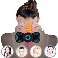 Mini massageador cervical elétrico 6 modos de massagem massageador de descompressão portátil - comprar online