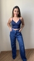 Calça Wide Leg Jeans Tradicional Cintura Alta