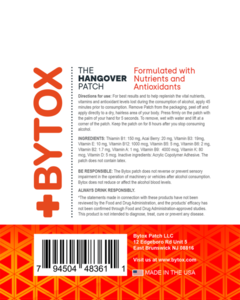 Bytox Hangover patch (7pack) - comprar en línea