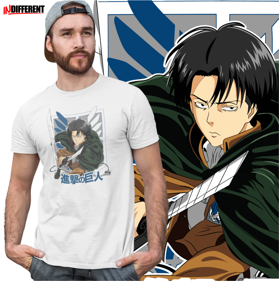 Camisetas anime estampa Attack on Titan - Camisetas anime 30.1
