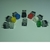 Chave Botão + capa colorida (8,5 x 8,5 mm)