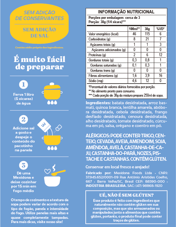 frango descrição completa