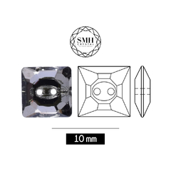 Piedras MC Bordar Square button 10mm