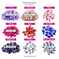 Piedras bordar NOLITA Galactic 12x20mm - comprar online