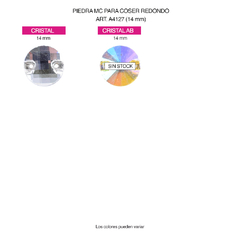 Pidras MC Bordar Multifaceta 14mm - comprar online