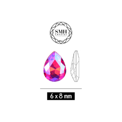 Piedras M.C. Lágrima 6x8mm