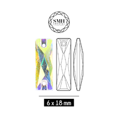 Pidras MC Bordar Baguette 6x18mm