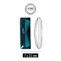 Piedras M.C. Baguette 7x21mm