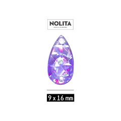 Piedras para bordar Nolita Colores LASER Lágrima 9x16mm Bolsa por 1000 Unid