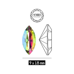 Piedras M.C. Navette 9x18mm