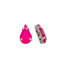 Piedras Engarzadas resina Lagrima 8x13mm Colores MATE