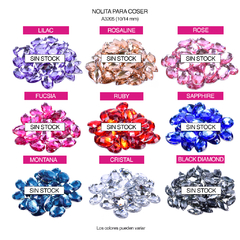 Piedras bordar NOLITA Oval 10x14mm - comprar online
