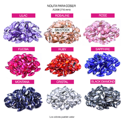 Piedras bordar NOLITA Navette 7x15mm en internet