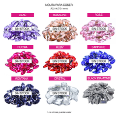 Piedras bordar NOLITA Baguette 7x21mm - comprar online