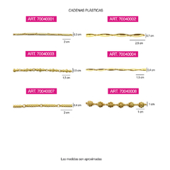 CADENAS ALEMANAS, ACERO QUIRURGICO Y PLASTICAS en internet