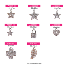 DIJES CON STRASS BASE DORADA - comprar online