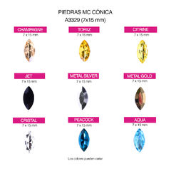 Piedras M.C. Navette 7x15mm en internet